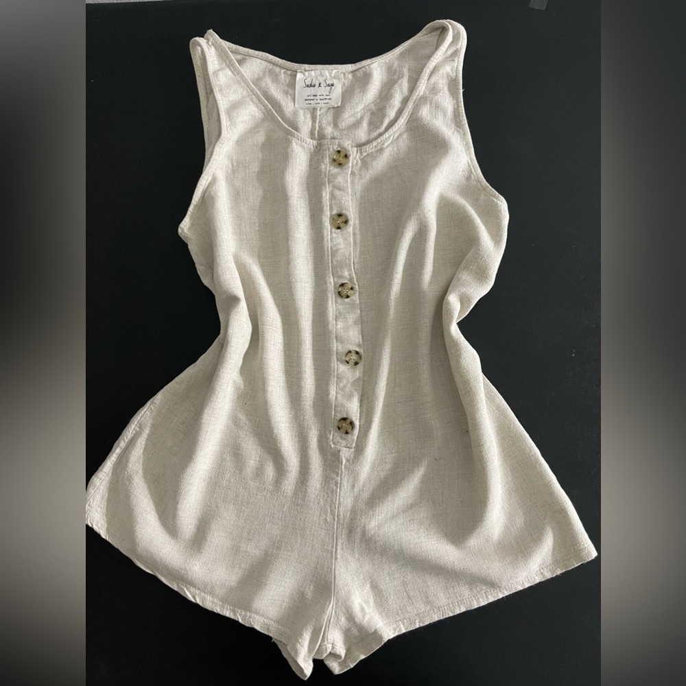 Linen Romper